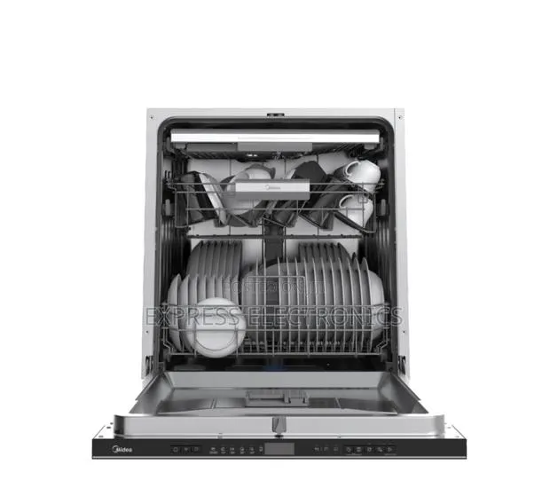 Shop the New Midea Dishwasher Built-in 14 Plates Black Wqp14-W7703l(b) · Photo 1