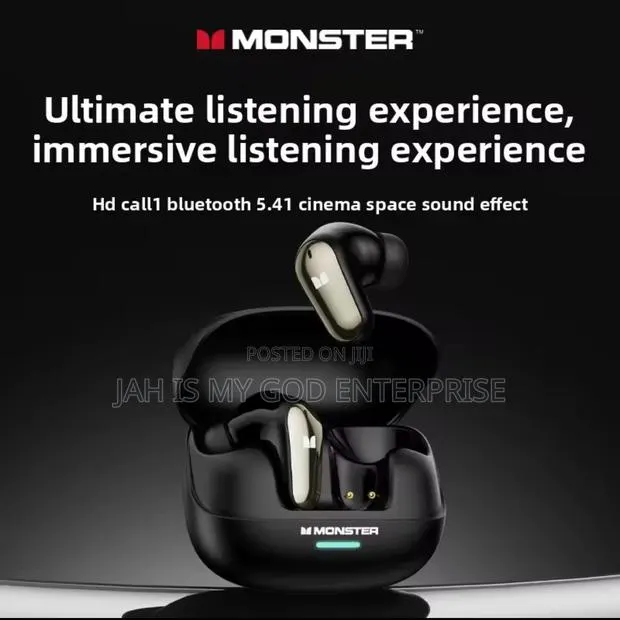Monster Mqt52 TWS Wireless Bluetooth Noise Canceling Earbuds · Photo 1