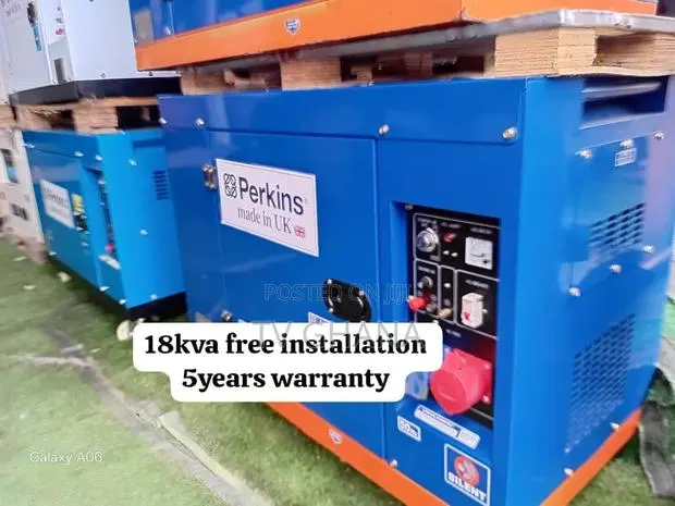 Original Perkins 18kVA Generator – Low Fuel Consumption18kva · Photo 1