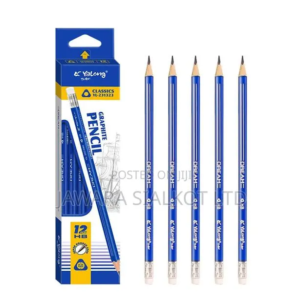 Children’s Hexagonal Black Wooden Pencil · Photo 1