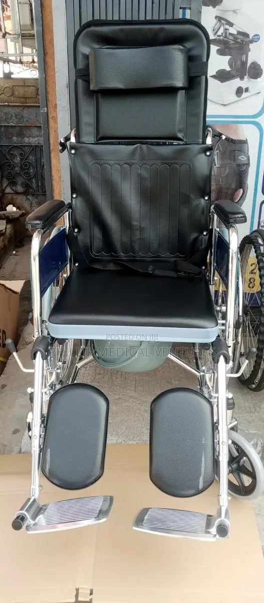 Abs Commode Wheelchair (Long Backrest) · Photo 1
