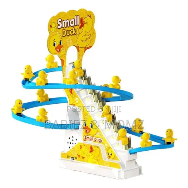 Electric Duck Climbing Stairs Toy – Music, Lights Fun Motion · Photo 1