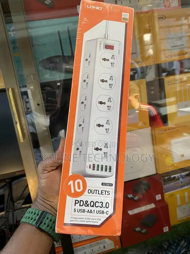 Smart Ldnio 2m Extention With 10 Outlets. · Photo 1