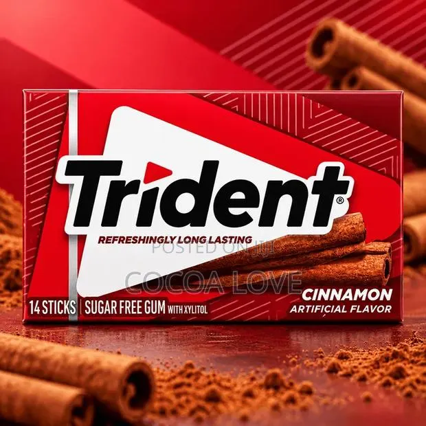 Trident Sugar Free Cinanom Gum · Photo 1