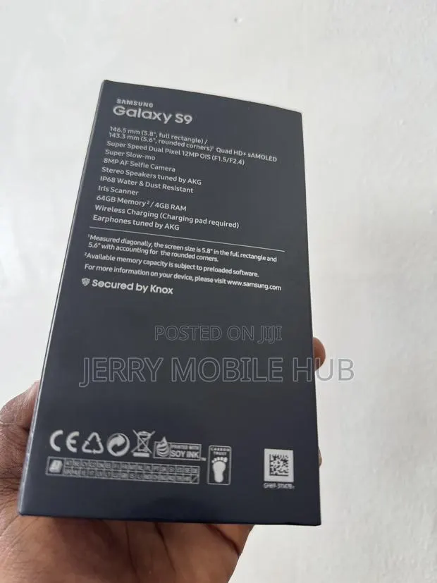 New Samsung Galaxy S9 64 GB Black · Photo 1