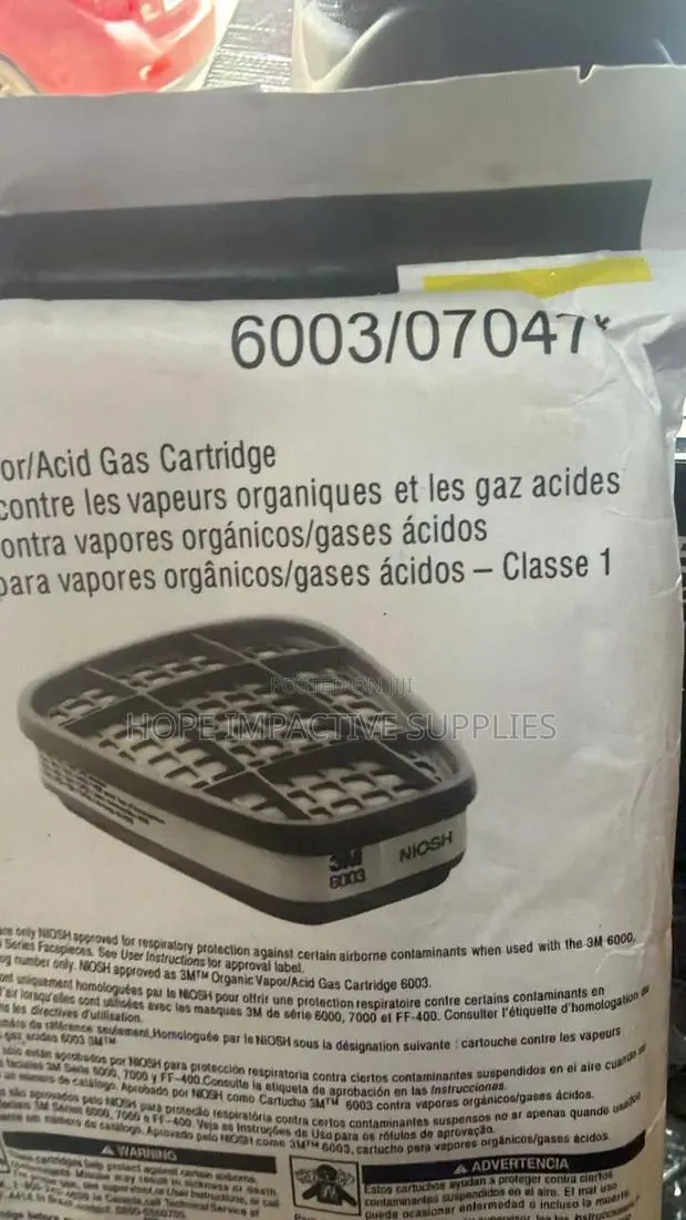 6003 Cartridge for Gas and Acid<> 3M. · Photo 1