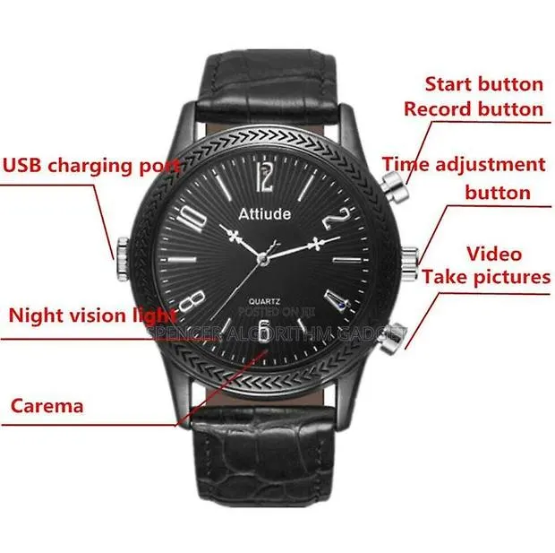 Spy Video Camera Watch Recorder 1080p(2 Design Available ) · Photo 1