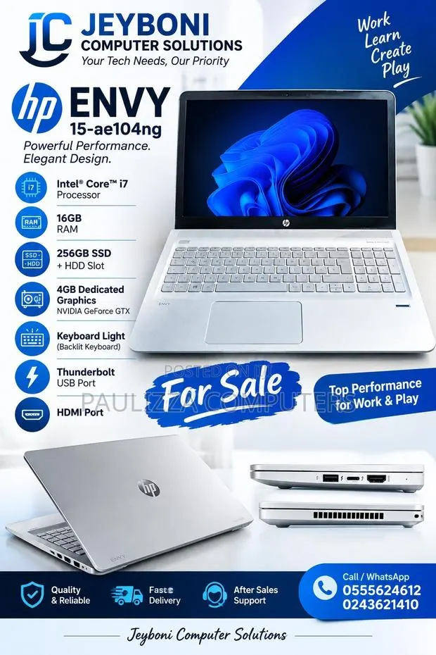 Laptop HP Envy 15 16GB Intel Core i7 HDD+SSD 256GB · Photo 1