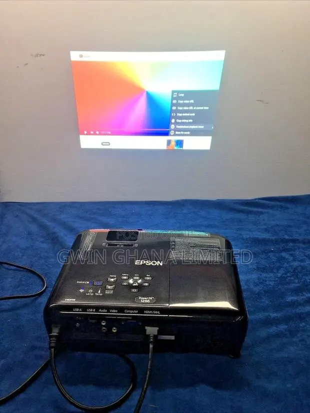 Epson PowerLite 1266 3600-Lumen WXGA 3LCD Projector · Photo 1