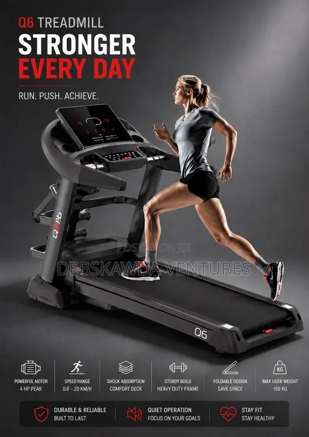 Ciapo Q6 Treadmill 150kg With Massager · Photo 1