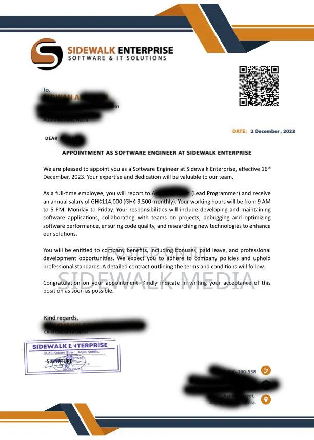 Verifiable Employment Letter and Payslip for Visa Applicati · Photo 1
