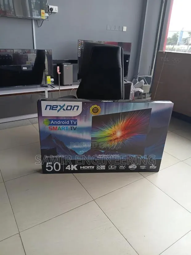 Nexon 50" Nx-Le50dsa-B Smart Android Tv: Cinematic Entertainment · Photo 1
