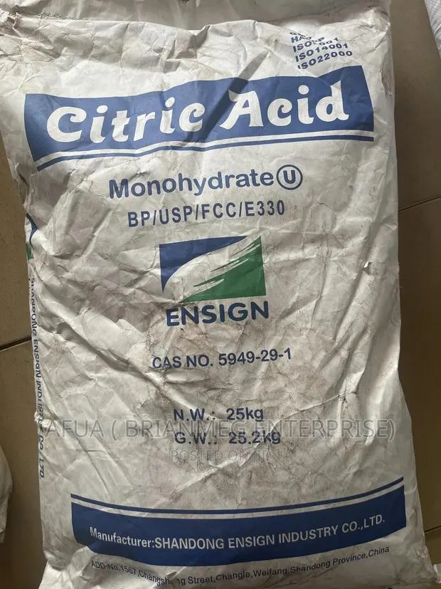 Citric Acid (Monohydrate-Bp/Usp/FCC/E330) · Photo 1