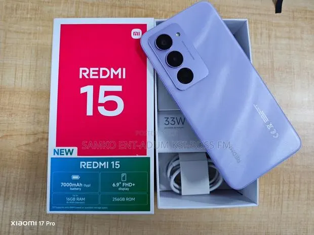 New Xiaomi Redmi 15 256 GB Black · Photo 1