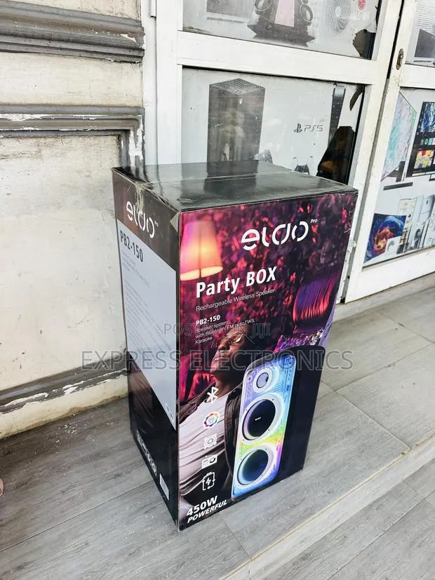 Limited Stock Eldo Rechargeable Speaker Pb2-150 Double 8" · Photo 1
