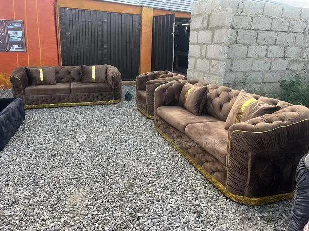 3+3+1 Seven Seater Luxury Sofas From Afrobae Factory · Photo 1