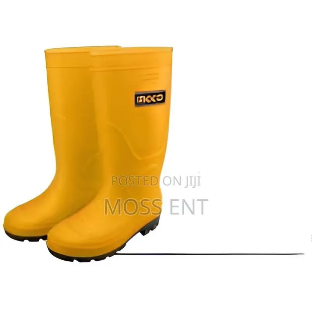 Yellow Rain Boots 45 With Steel Cap - Ssh092sb.45 · Photo 1