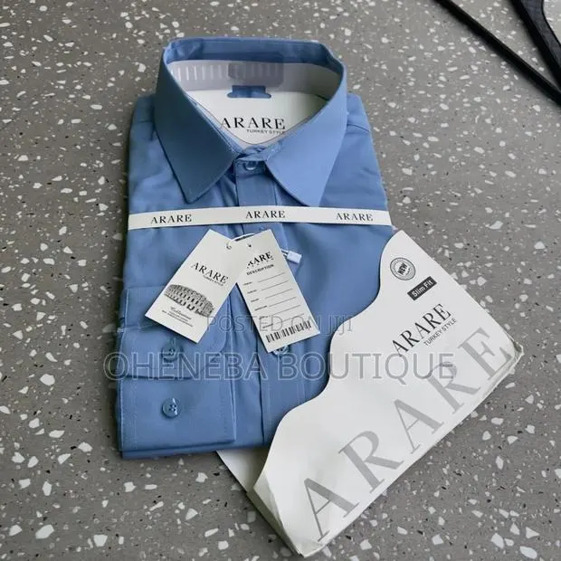 Turkish Office Plain Long Sleeve Shirt for Men · Photo 1