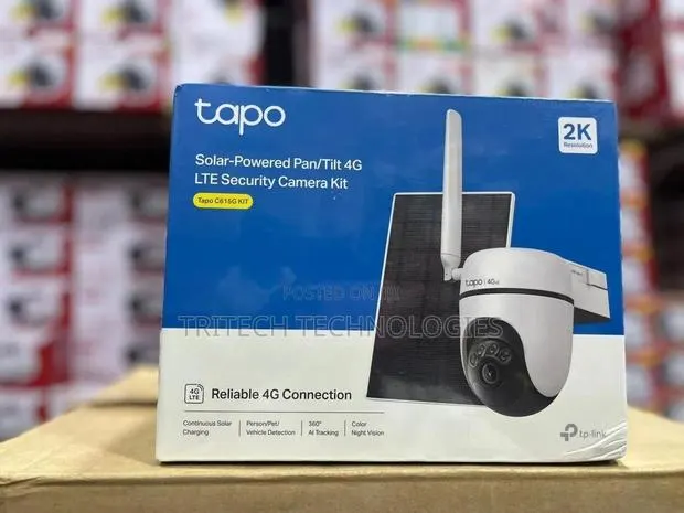 Tp-link Tapo C615g Kit New Solar-powered 4g Lte Security Camera · Photo 1