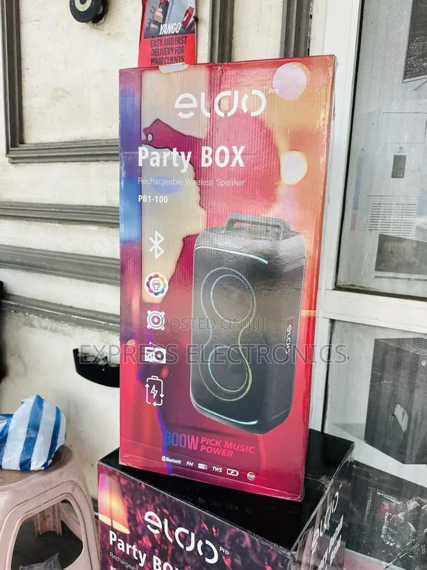 Spectacular Performance Rechargeable Speaker Eldo Pb1-100 Double 6,5" · Photo 1
