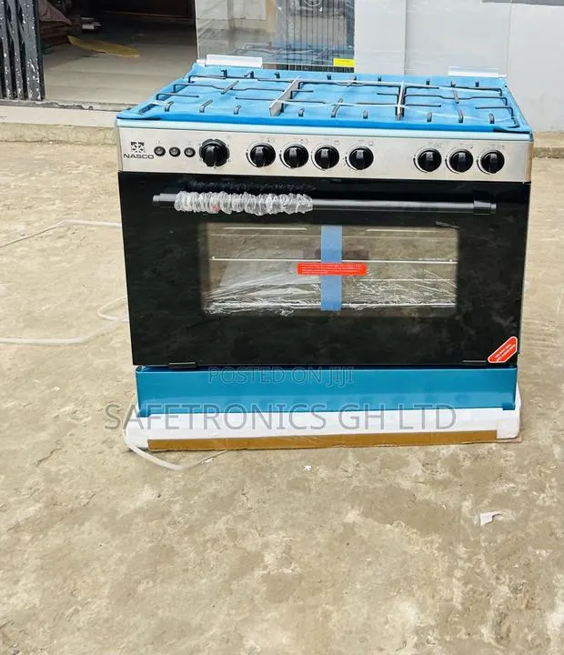 Essential Modern 60x90 Oven Nasco 5 Gas Cooker Grey · Photo 1