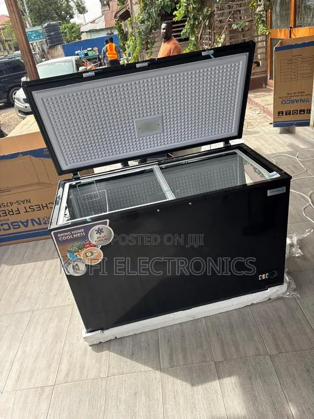Nasco 400l Black Chest Freezer Premium Storage in Style · Photo 1