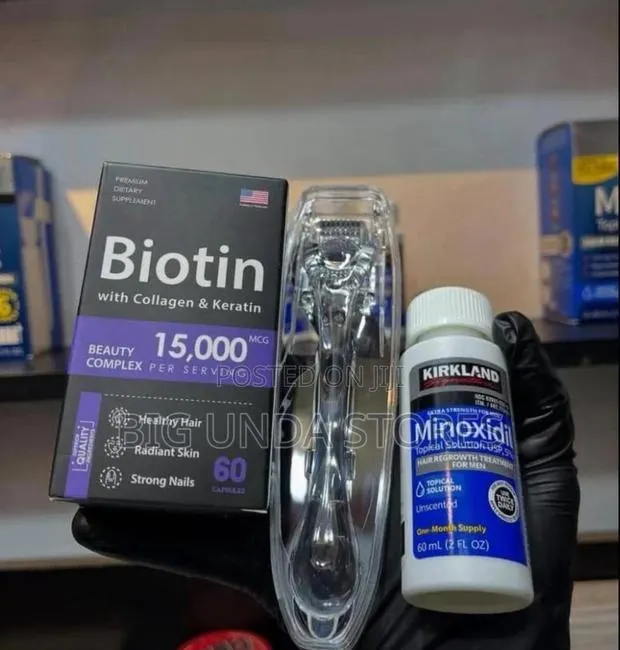 Super Combo Kirkland Oil, Biotin and Roller · Photo 1