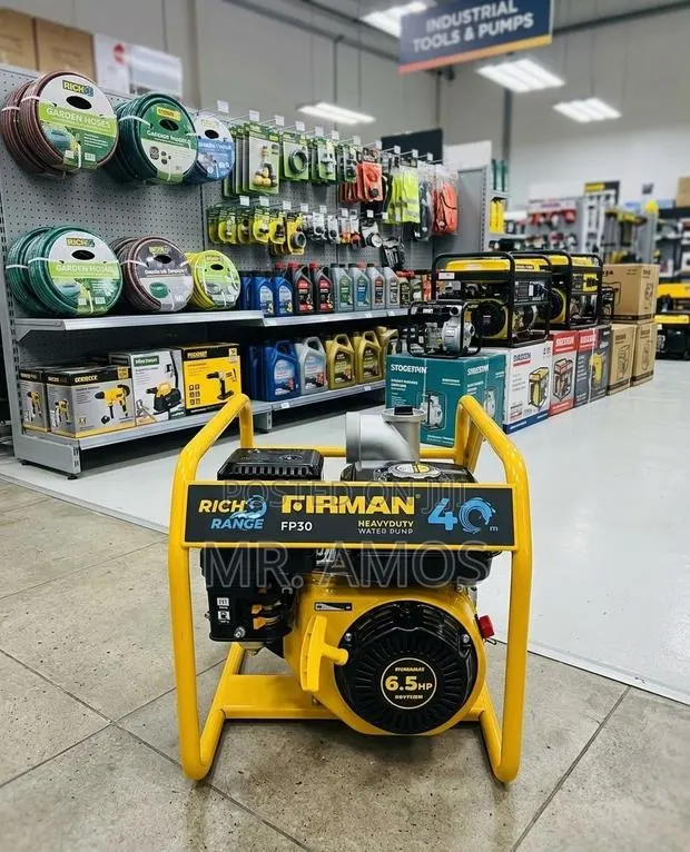 6.5HP Firman Gasoline Water Pump 3” FP30 · Photo 1