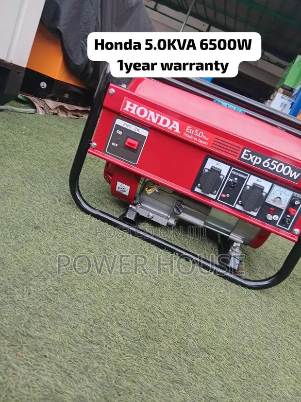 Honda 6500W Portable Generator – Durable Heavy Duty Power Machine · Photo 1