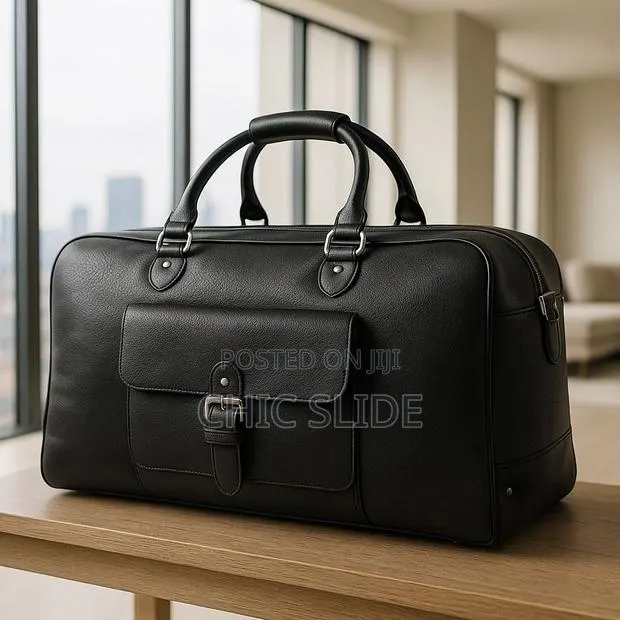 New Leather Travel Duffel Bag · Photo 1