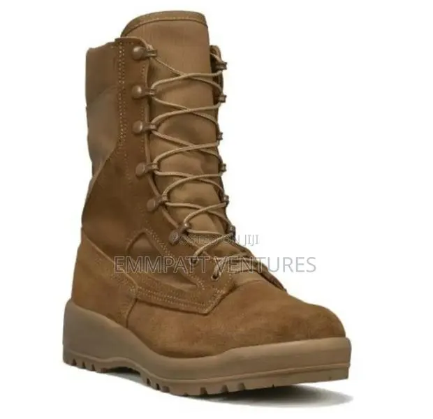 Military Service Boots Brown · Photo 1
