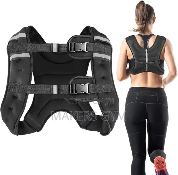 Weighted Vest Adjustable Exercise Fitness Jacket Gym Workout · Photo 1