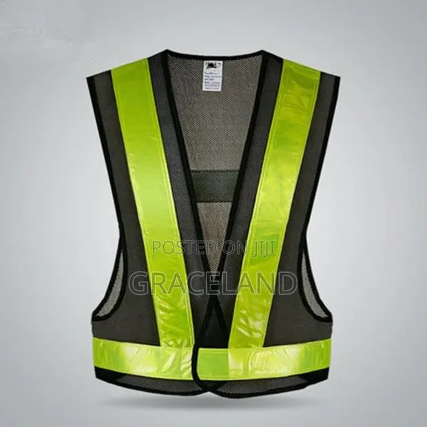 This X Original Reflective Safety Vest V-shape 10 Cm Straps Fabric · Photo 1