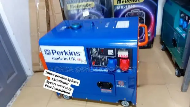 Power House Systems Perkins 3phase 10kva 13000watt Generator · Photo 1