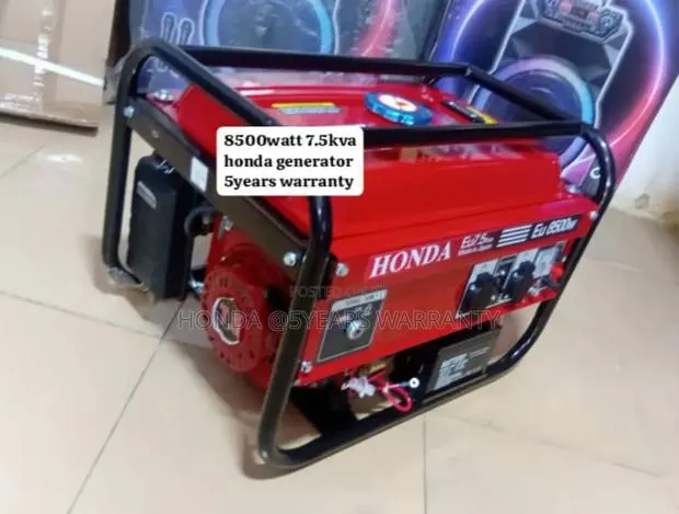 Energy Now Efficiently Honda Generator 7.5kva 8500watt · Photo 1