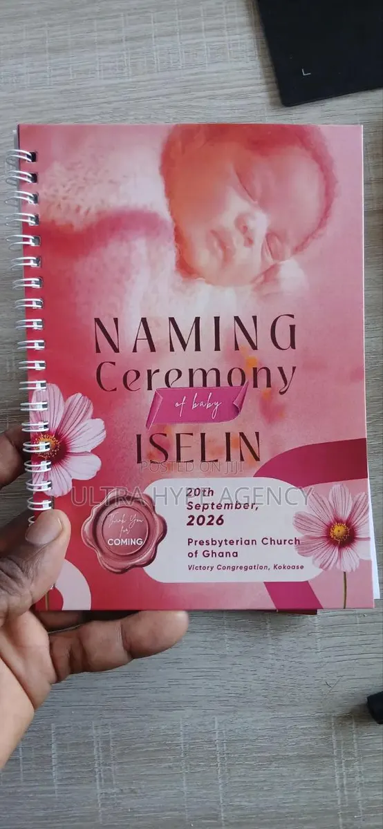 Notepad for Naming Ceremony · Photo 1