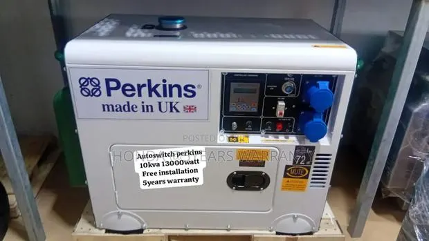 Energy Analysis Service Perkins Generator 10kva 13000watt · Photo 1