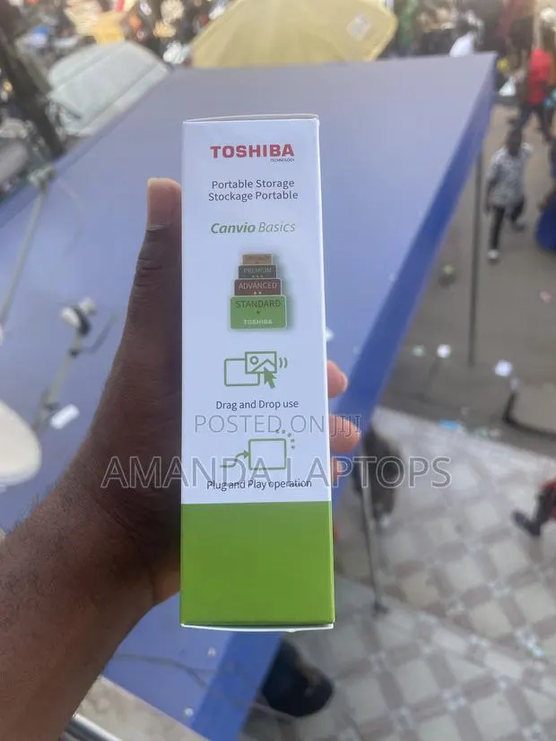 1TB New Toshiba External Drive With USB Cable 3.0 · Photo 1