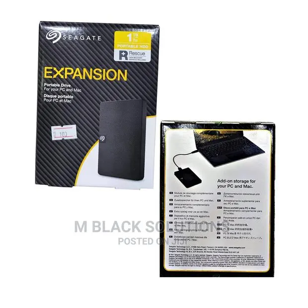 Seagate External Hard Disk 1tb Expansion 2.5” Rescue · Photo 1