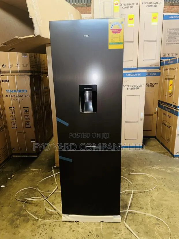 TCL 309 LTRS Double Door Bottom Mount Fridge With Water Dispenser · Photo 1