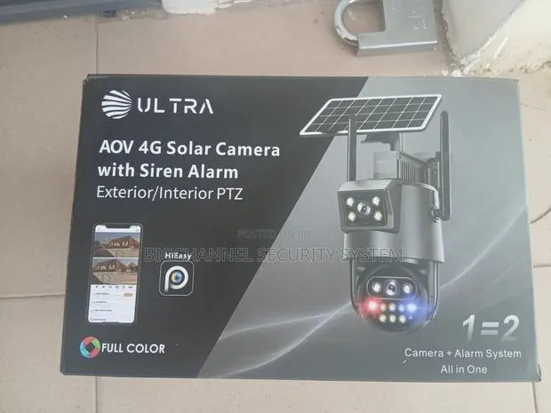Ultra Aov Dual 4g Solar Camera With Siren Alarm · Photo 1