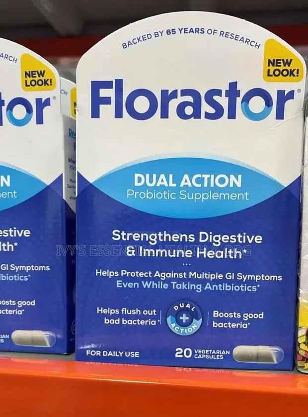 Florastor Dual Action Probiotics 20caps · Photo 1