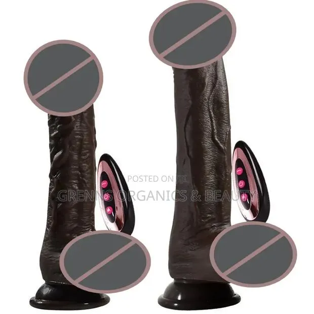 Telescopic Thrusting Dildo With Remote Control Silicone · Photo 1
