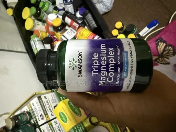 Swanson Triple Magnesium Complex, 100 Capsules · Photo 1