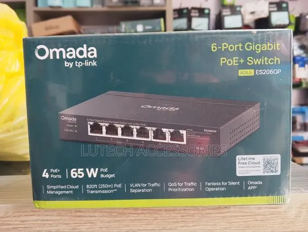 Tp Link Omada 6port POE+ Switch/Agile ES206GP · Photo 1