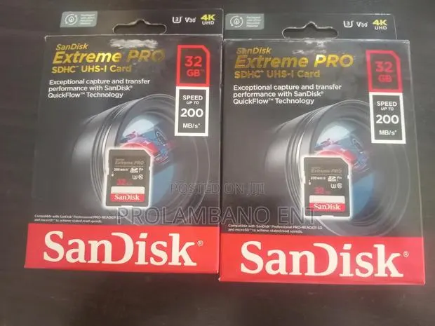 32gb Sandisk Extreme Pro SDXC Uhs-I Card · Photo 1