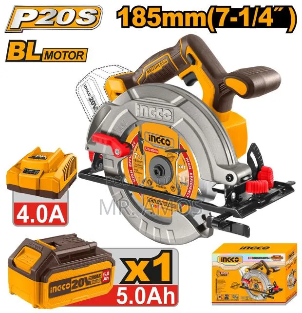 Cordless Circular Saw + 1x 5.0ah Battery - Csli18513 · Photo 1