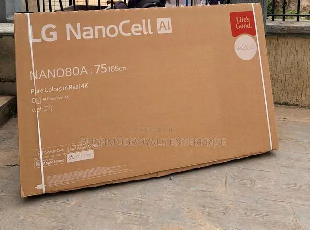 Transform Your Living Room: LG 75" NANO80 Smart TV With Filmmaker Mode · Photo 1