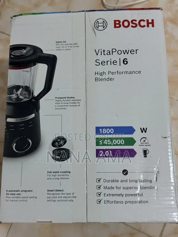 Bosh High Speed Stand Mixer 1800W ,Made in Germany · Photo 1