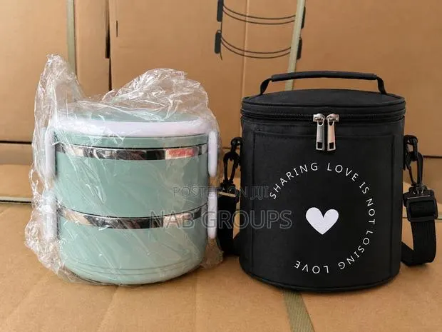 2 Tier Lunch Box With Insulated Carry Bag · Photo 1
